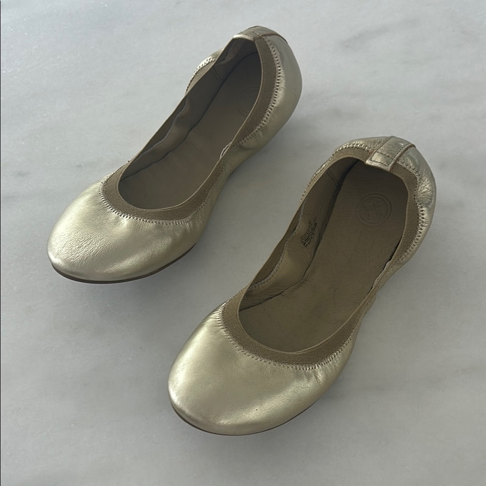 Charleston Gold Ballet Flats